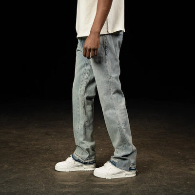 SIARR Flared Triple Blue Jeans