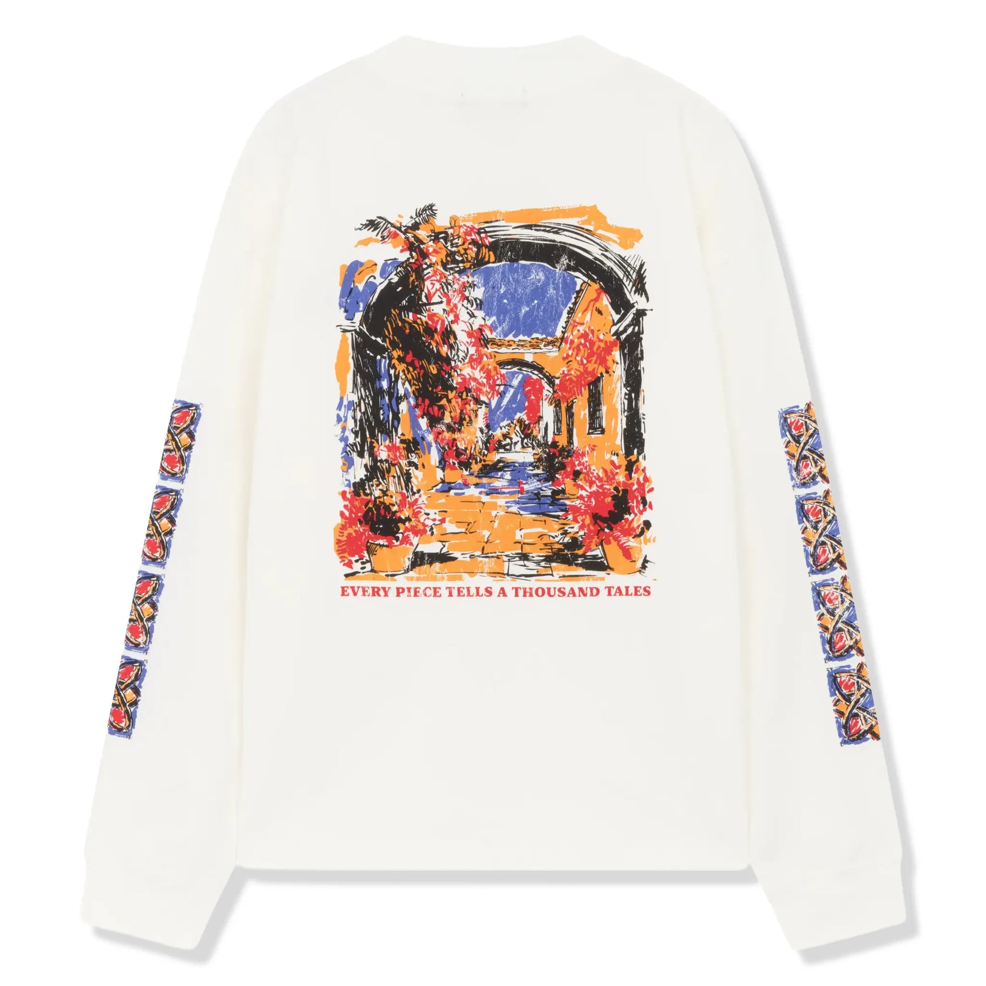 SIARR Floral L/S Off-White T-Shirt