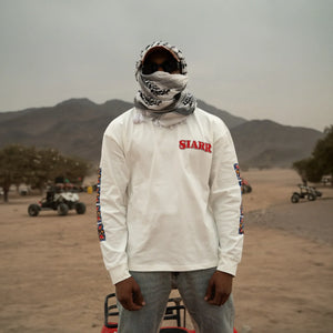 SIARR Floral L/S Off-White T-Shirt