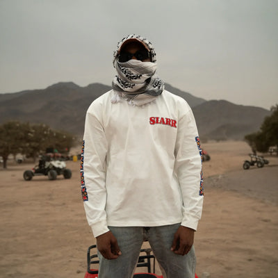 SIARR Floral L/S Off-White T-Shirt