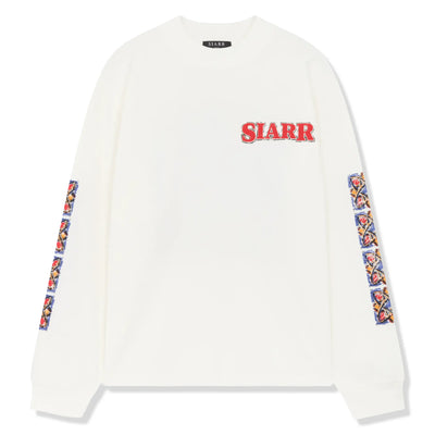 SIARR Floral L/S Off-White T-Shirt