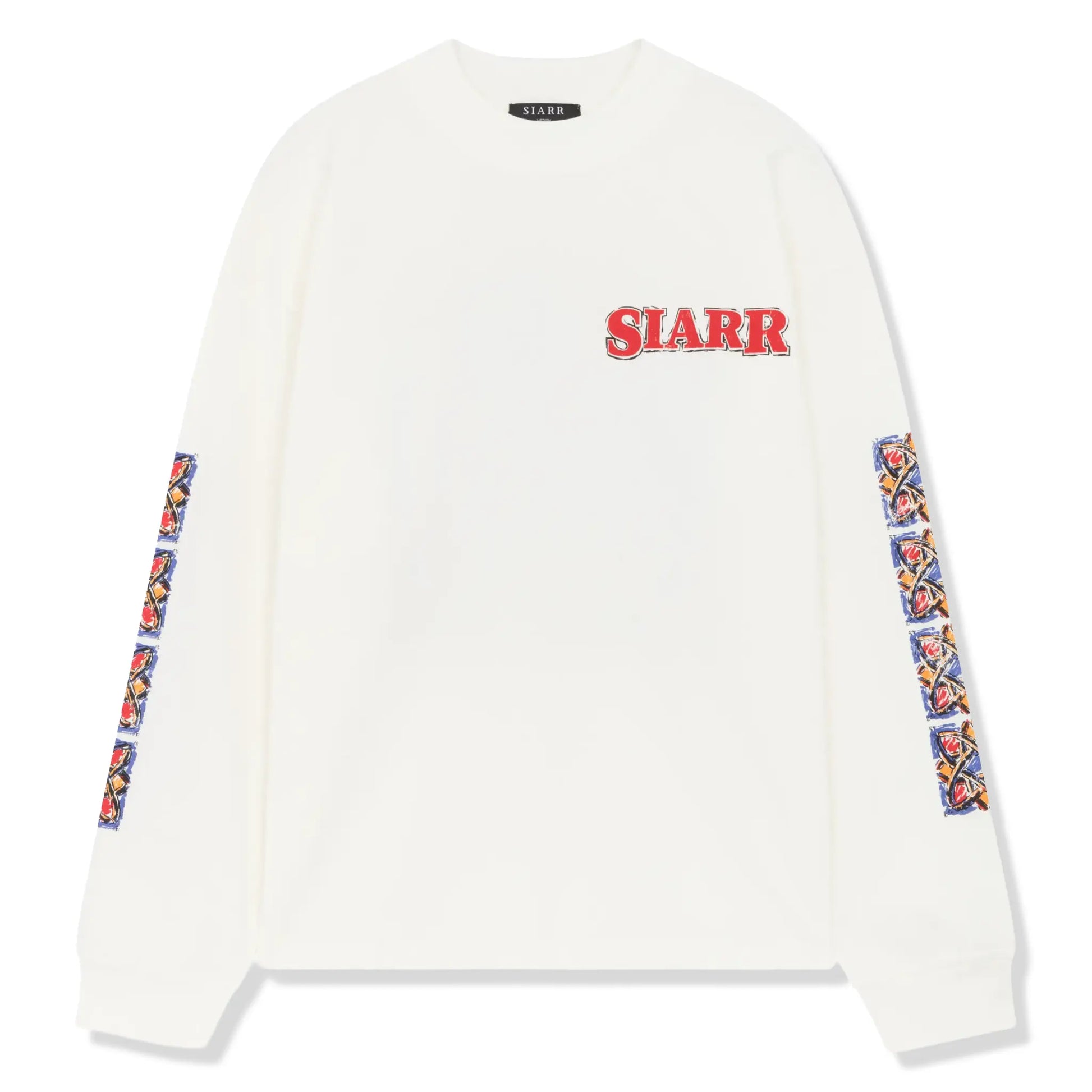 SIARR Floral L/S Off-White T-Shirt