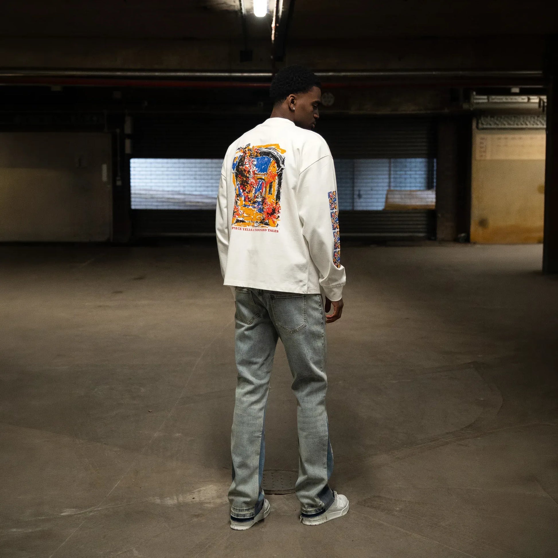 SIARR Floral L/S Off-White T-Shirt