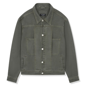 SIARR Green Denim Jacket & Cargo Pants