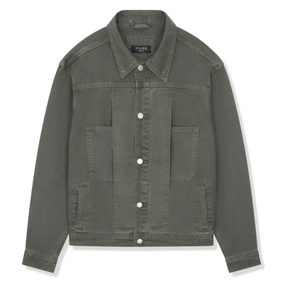 SIARR Green Denim Jacket & Cargo Pants
