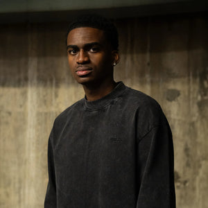 SIARR L/S Washed Black T-Shirt