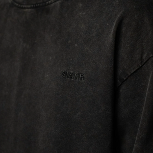 SIARR L/S Washed Black T-Shirt