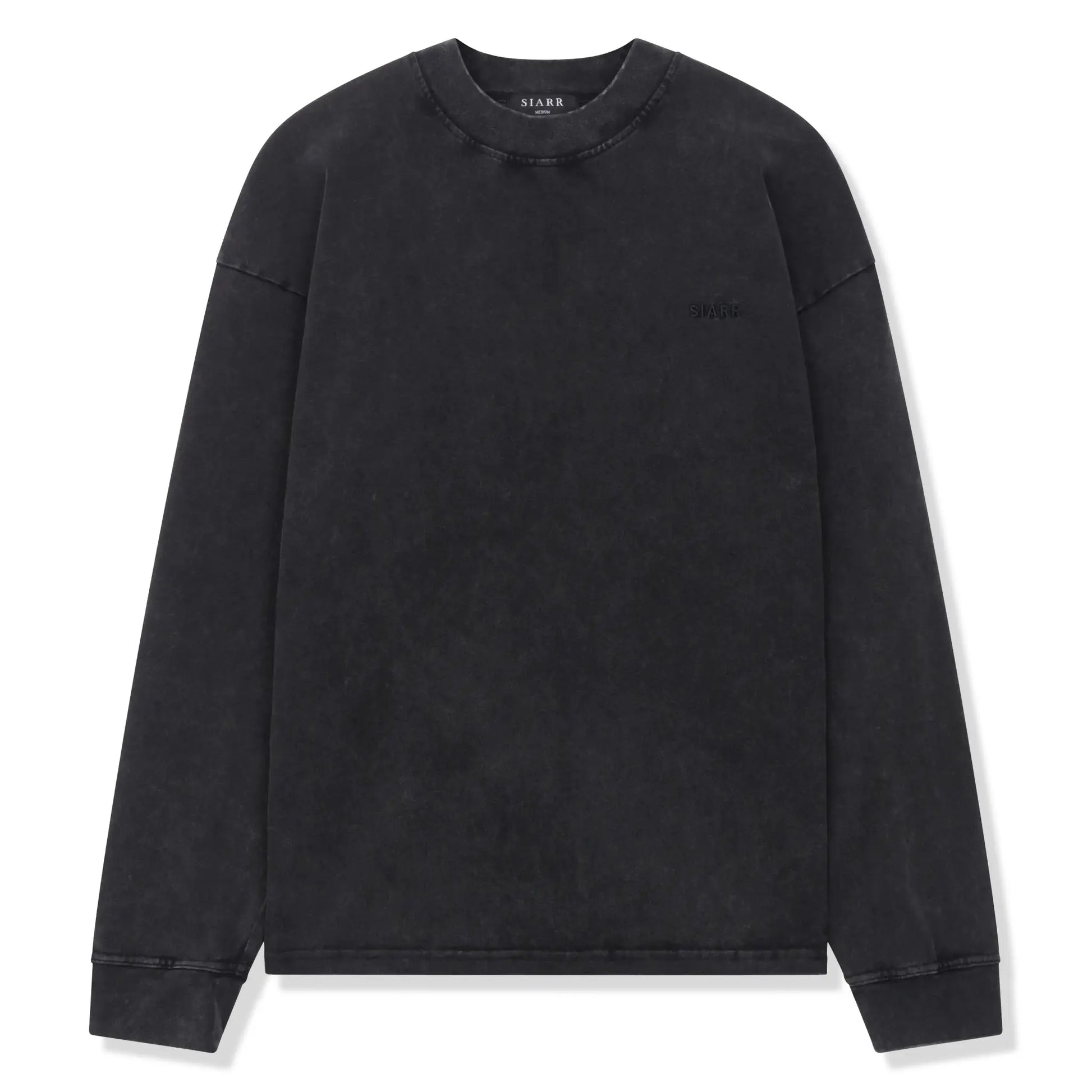SIARR L/S Washed Black T-Shirt
