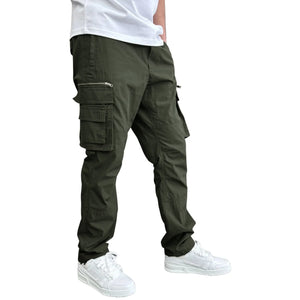 SIARR Military Dark Green Cargo Pants