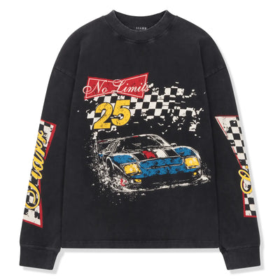 SIARR No Limits L/S Washed Black T-Shirt