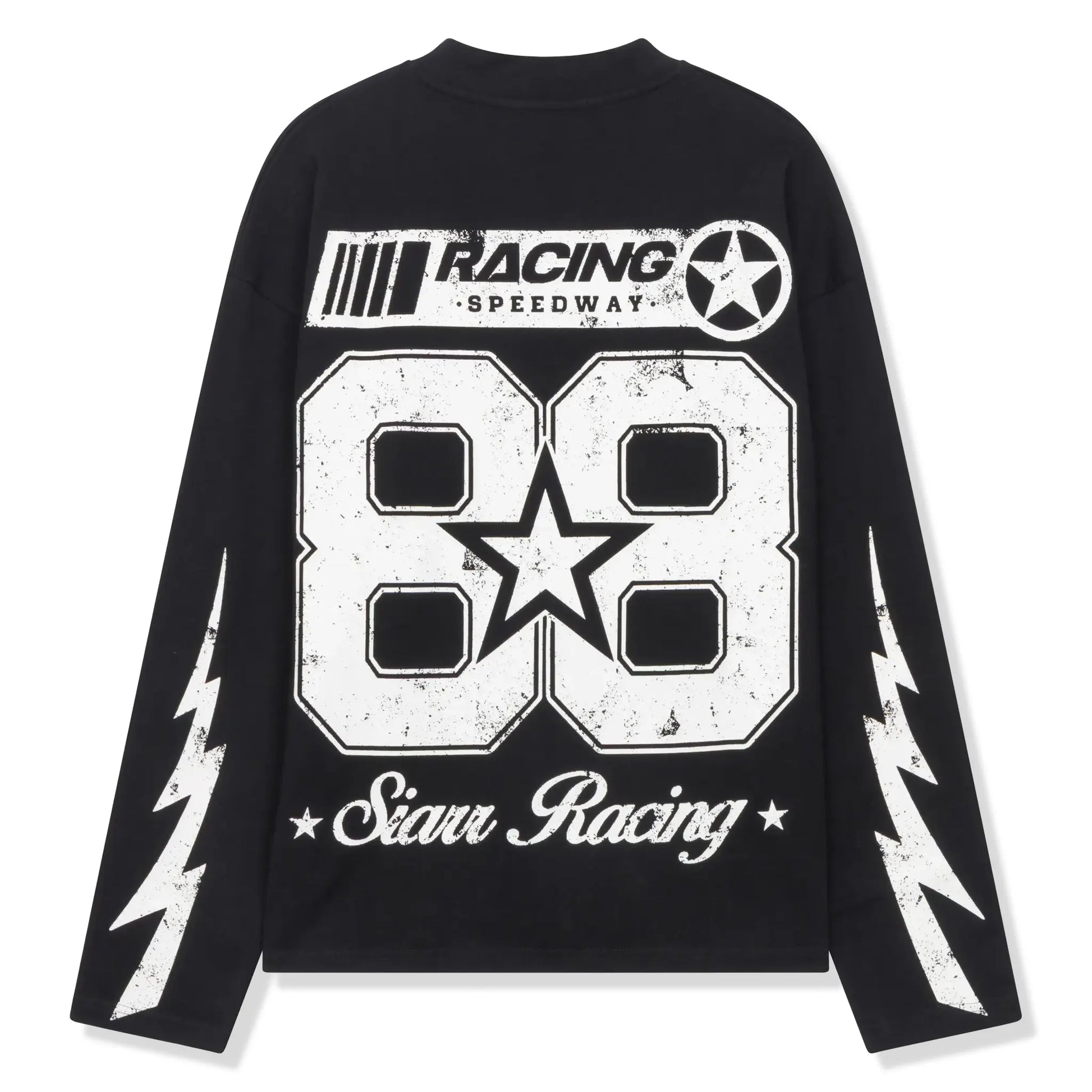 SIARR Speedway L/S Black T-Shirt