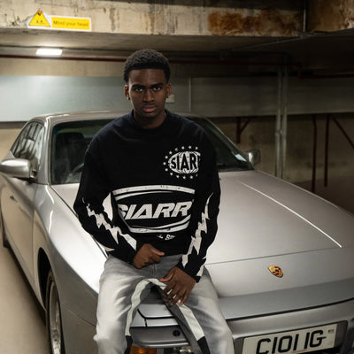 SIARR Speedway L/S Black T-Shirt