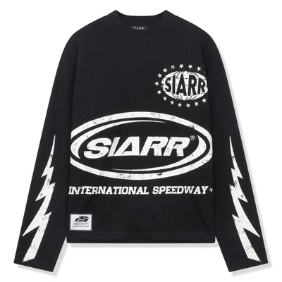 SIARR Speedway L/S Black T-Shirt