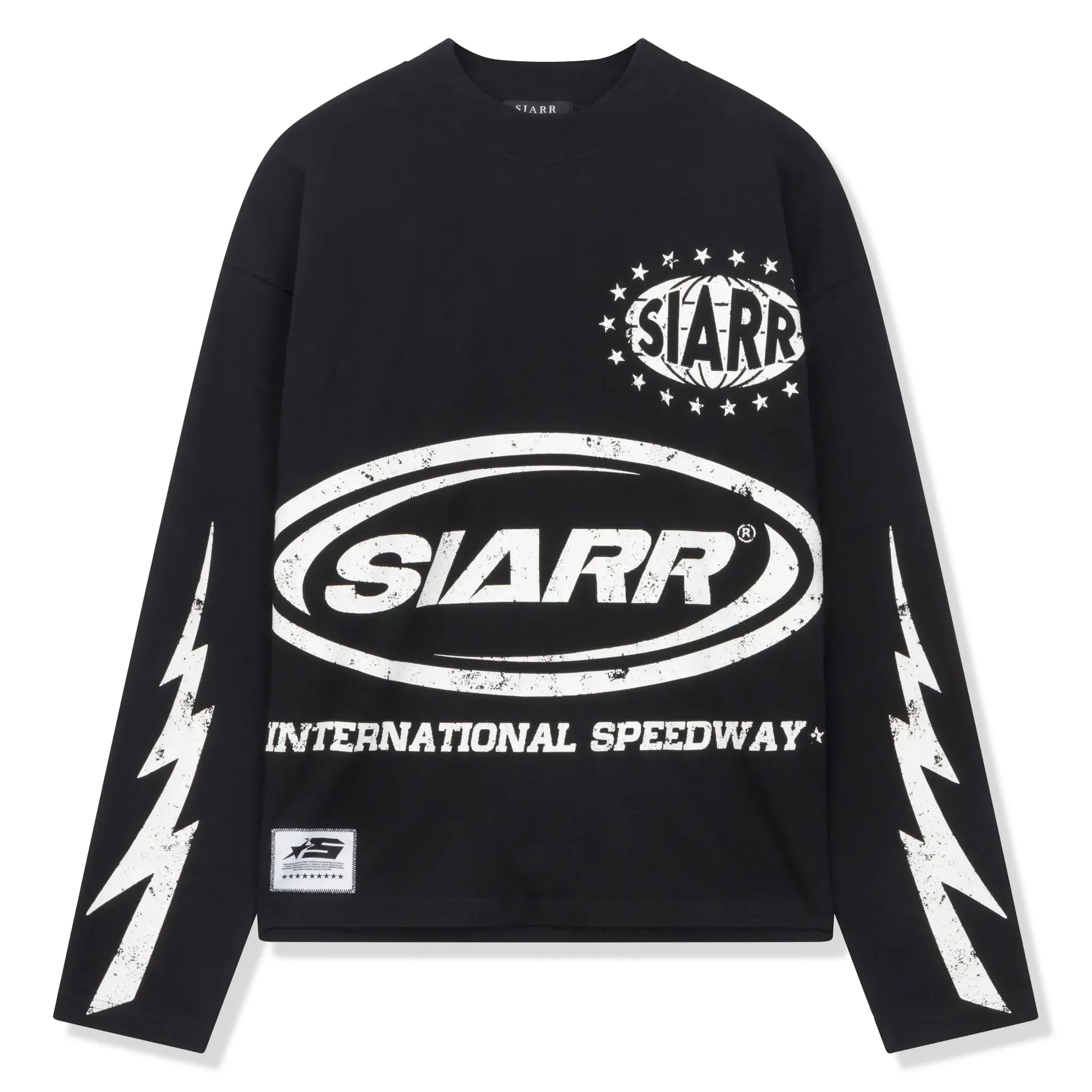 SIARR Speedway L/S Black T-Shirt