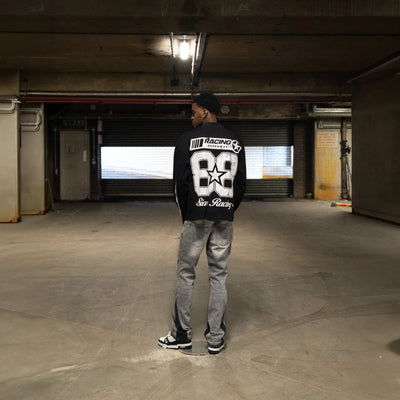 SIARR Speedway L/S Black T-Shirt