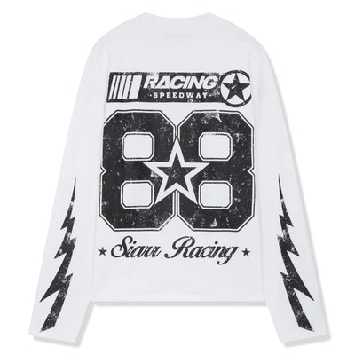 SIARR Speedway L/S White T-Shirt