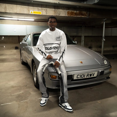 SIARR Speedway L/S White T-Shirt