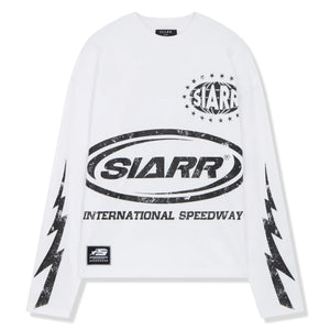 SIARR Speedway L/S White T-Shirt