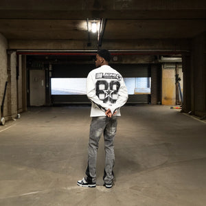 SIARR Speedway L/S White T-Shirt