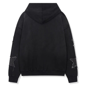 SIARR Star Washed Black Hoodie
