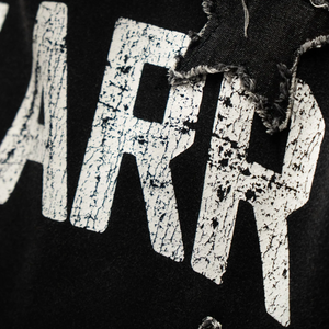 SIARR Star Washed Black Hoodie