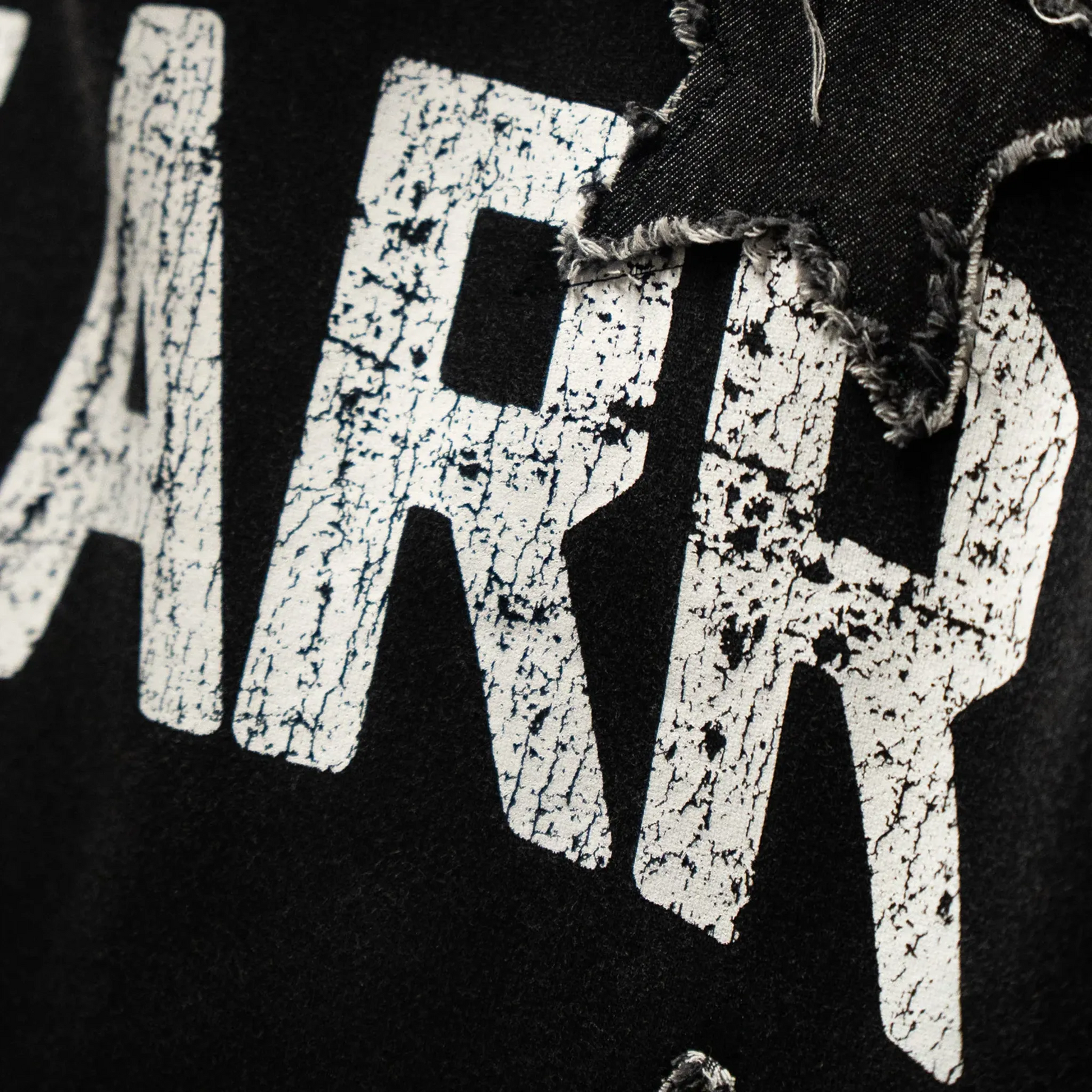 SIARR Star Washed Black Hoodie