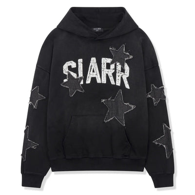 SIARR Star Washed Black Hoodie