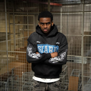 SIARR World Series Washed Black Hoodie