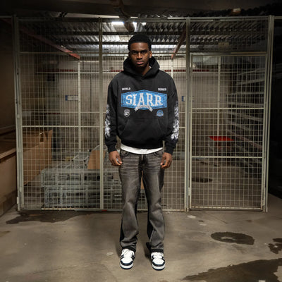 SIARR World Series Washed Black Hoodie