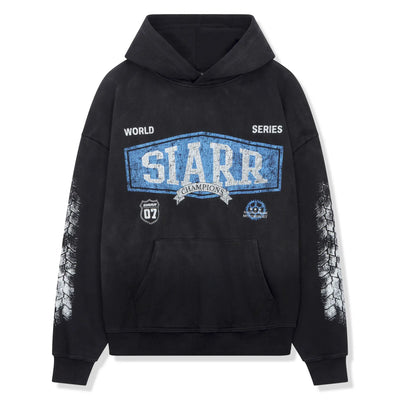 SIARR World Series Washed Black Hoodie