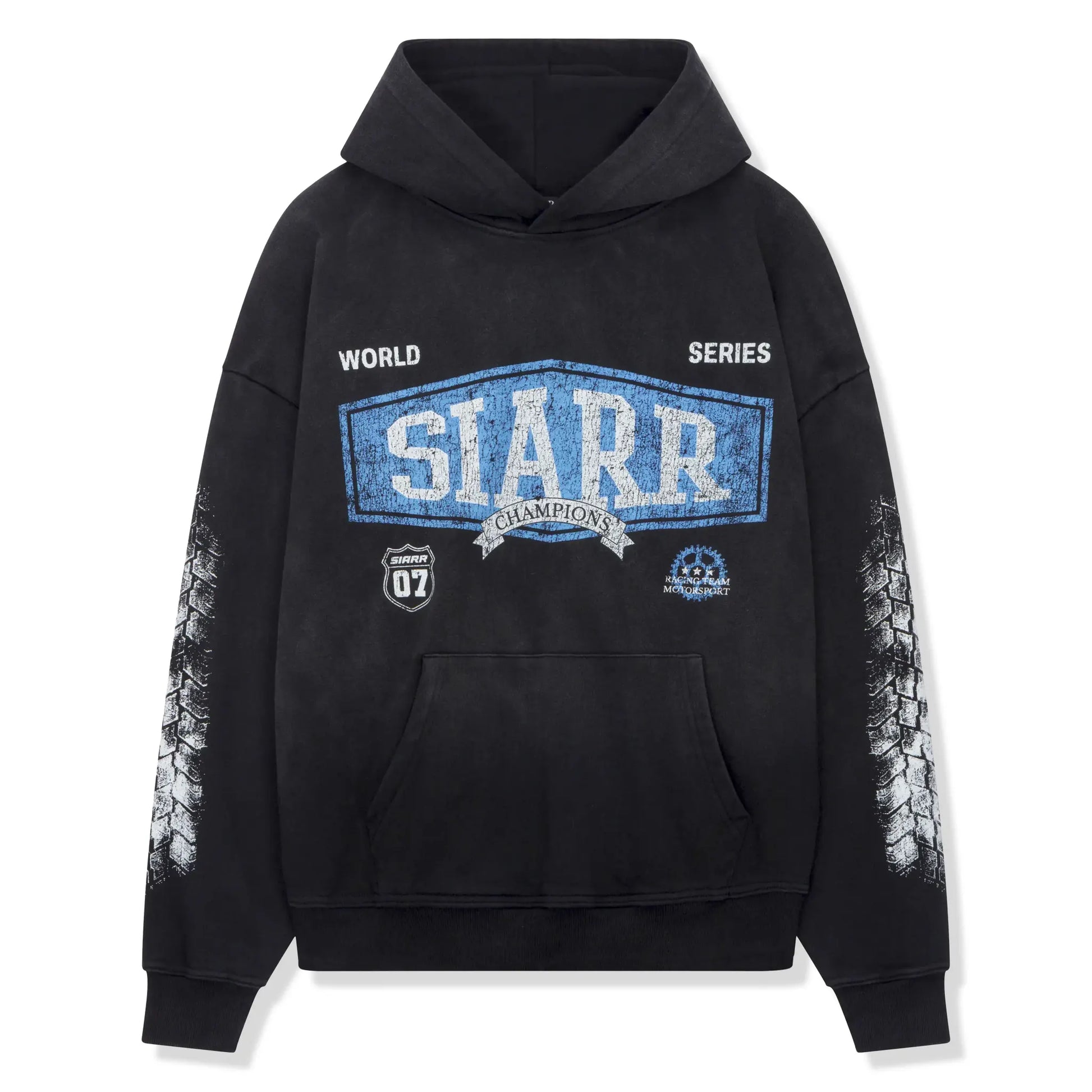 SIARR World Series Washed Black Hoodie