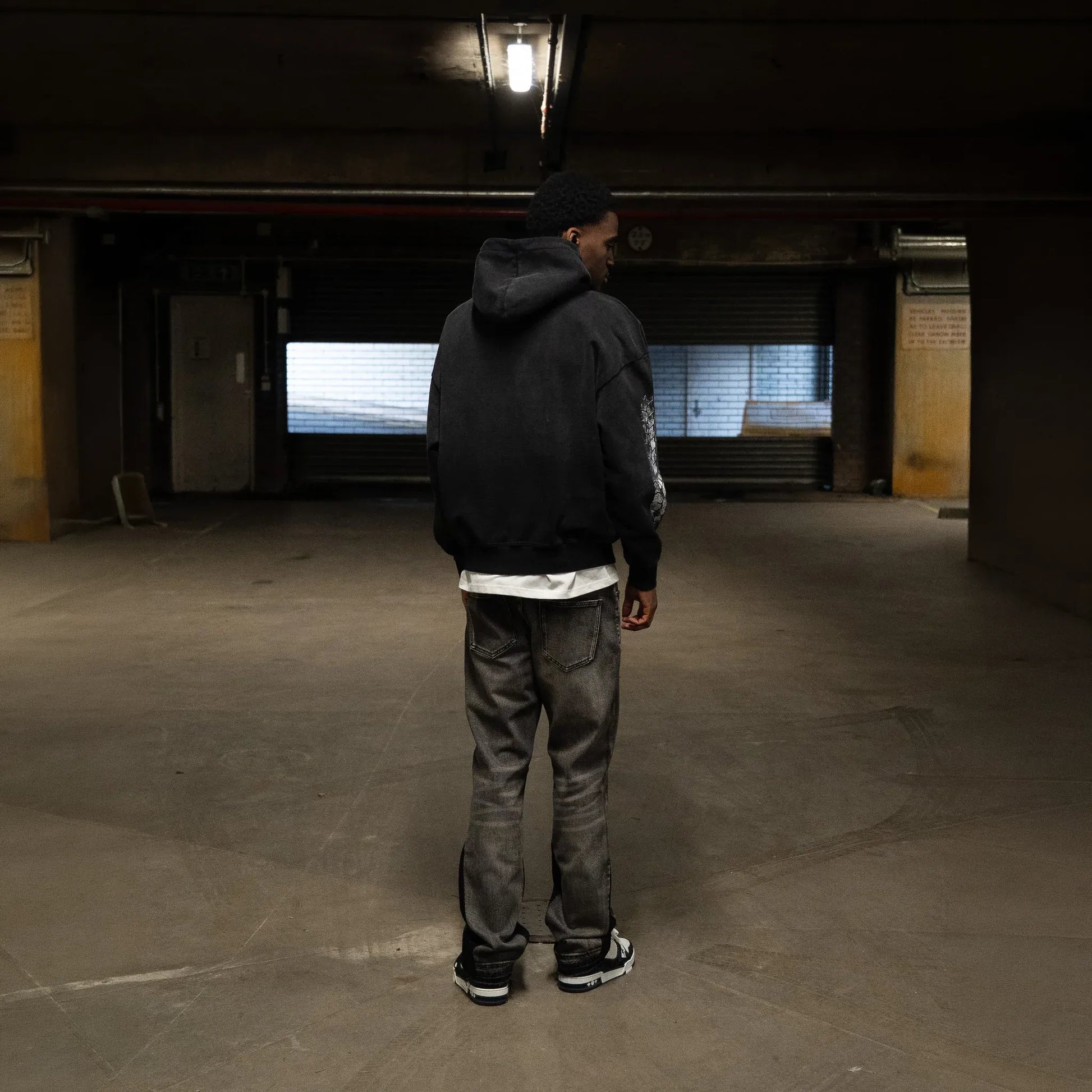 SIARR World Series Washed Black Hoodie