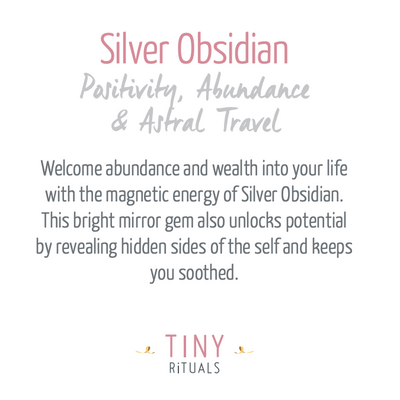 Silver Obsidian Pyramid