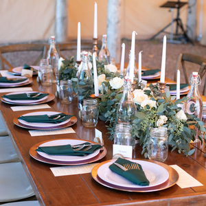 Simply Elegant Dried and Fresh Flower Wedding
