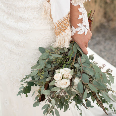 Simply Elegant Dried and Fresh Flower Wedding