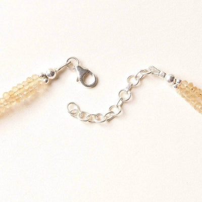 Citrine Double Strand Bead Necklace