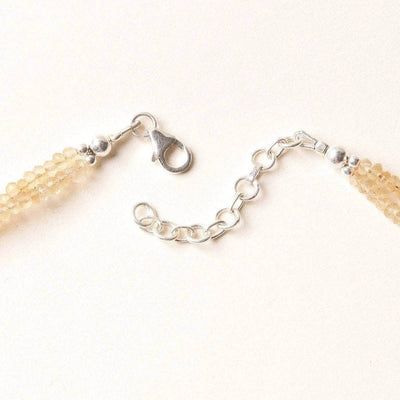Citrine Double Strand Bead Necklace