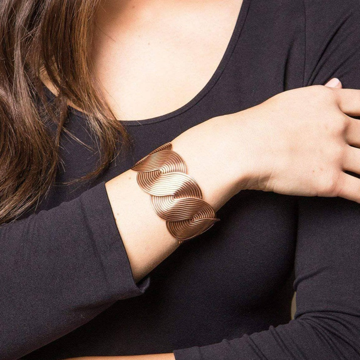 Handcrafted Talia Copper Cuff