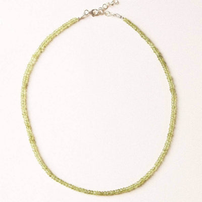 Peridot Bead Necklace