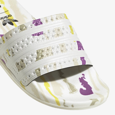 Adidas Originals | ADILETTE THEBE MAGUGU SLIDES  { CLOUD WHITE
