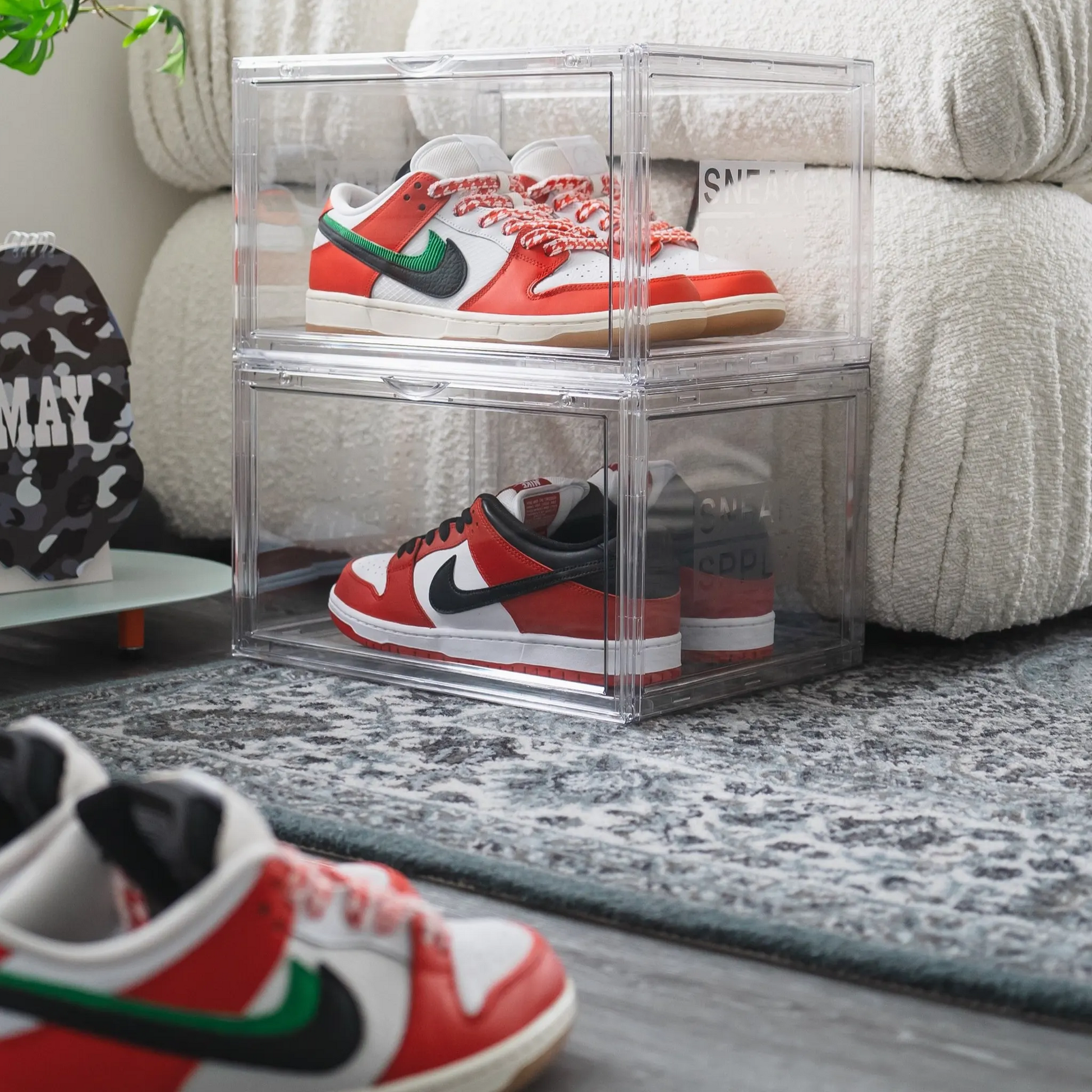 Sneak Spply Stack V1 Storage Crate Clear (2 Pack)