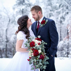 Burgundy Winter Wonderland Wedding