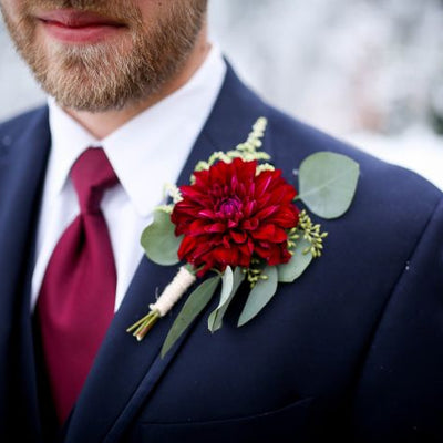 Burgundy Winter Wonderland Wedding