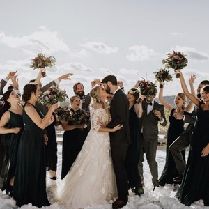 Snowy Fall Protea Wedding