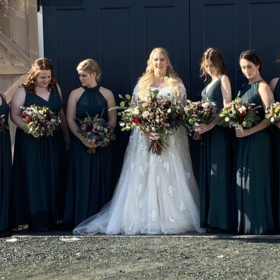Snowy Fall Protea Wedding
