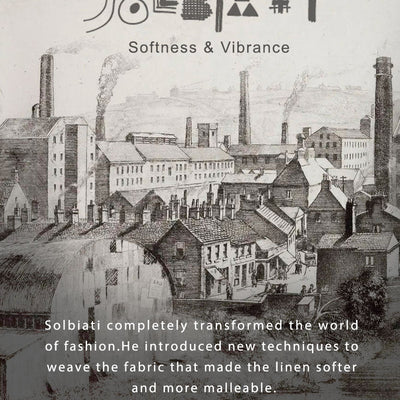 Solbiati Earthweave Brown Linen Suit