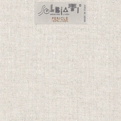 Solbiati Beige Herringbone Linen Suit