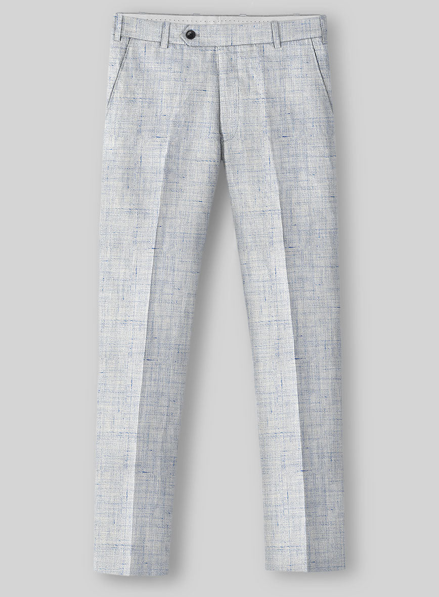 Solbiati Cloudweave Blue Linen Suit