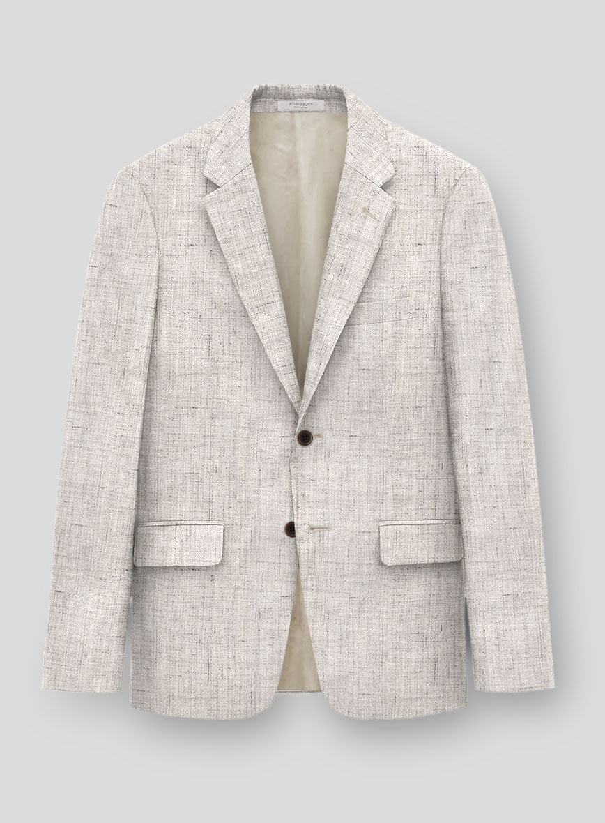 Solbiati Earthweave Brown Linen Suit