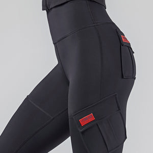 Solo Cargo Leggings - Black